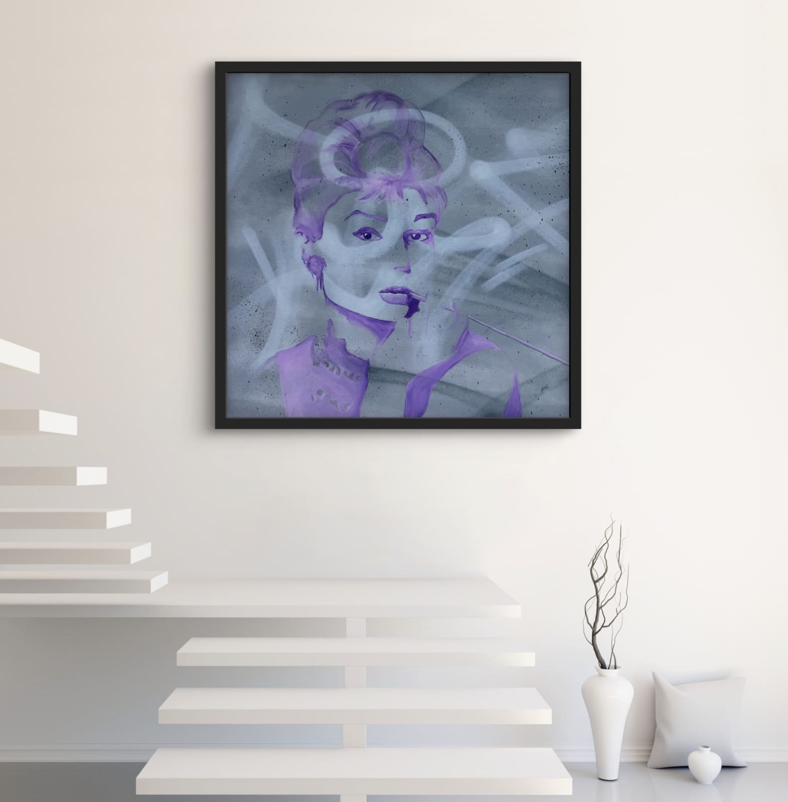 Audrey Hepburn – Pop-Art-Gemälde von Braxart