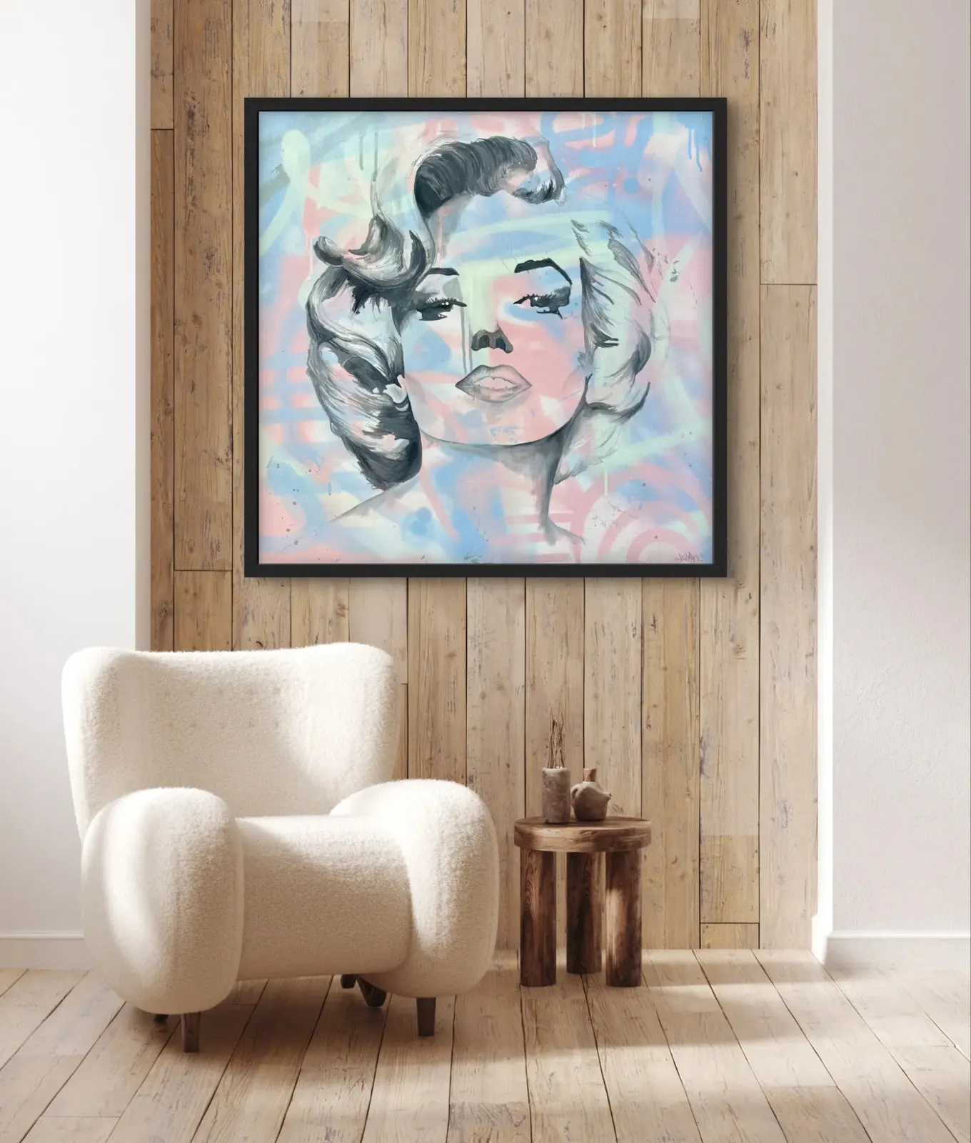 Marilyn Monroe – Pop-Art-Gemälde von Braxart